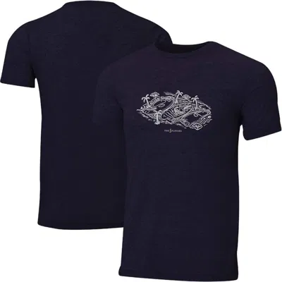 Ahead Navy The Players Course Instant Classic Tri-blend T-shirt In Blue