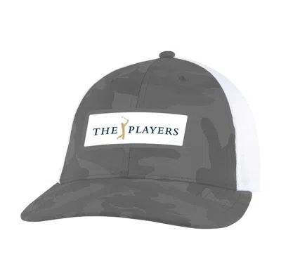 Ahead The Players   Gray  Camo Flex Hat