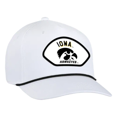 Ahead White Iowa Hawkeyes Alto Rope Adjustable Hat