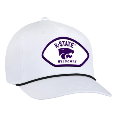 Ahead White Kansas State Wildcats Alto Rope Adjustable Hat
