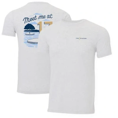 Ahead White The Players Meet Me At 17 Instant Classic Tri-blend T-shirt In Multi