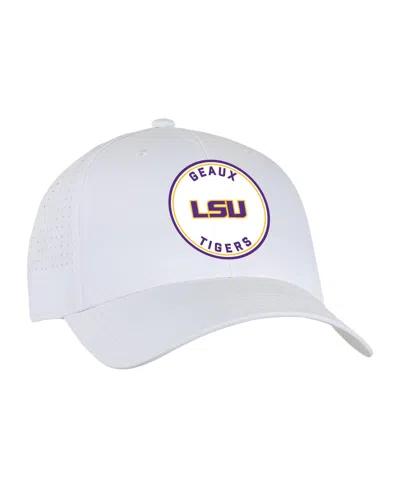 Ahead Women's Lsu Tigers Brezo Structured Adjustable Baseball Cap In White