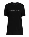 Ahirain Woman T-shirt Black Size S Cotton