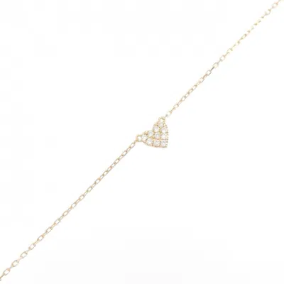 Pre-owned Ahkah Pink Gold (18k) Charm Bracelet ()