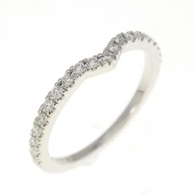 Pre-owned Ahkah Platinum Band Ring ()