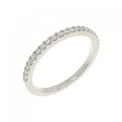 Pre-owned Ahkah Platinum Band Ring ()