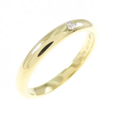 Pre-owned Ahkah Yellow Gold (18k) Band Ring ()