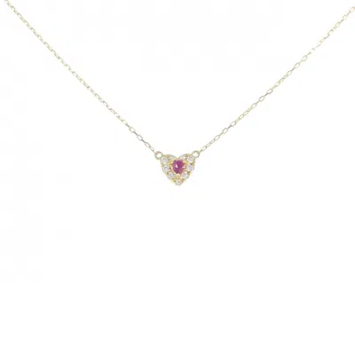 Pre-owned Ahkah Yellow Gold (18k) Necklace () In Multi