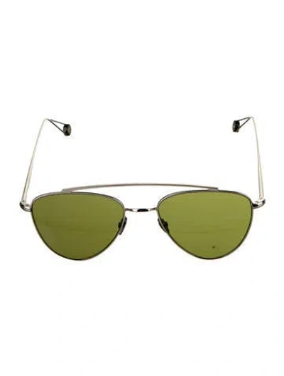 Pre-owned Ahlem Aviator Mirrored Sunglasses