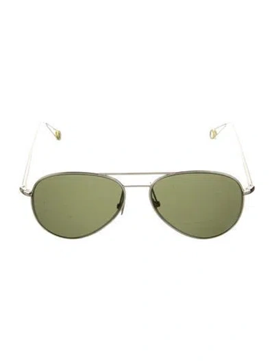 Pre-owned Ahlem Aviator Tinted Sunglasses