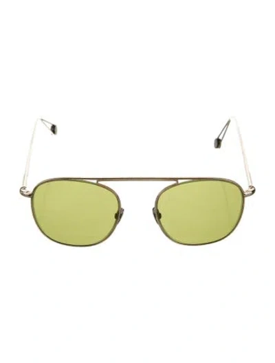 Pre-owned Ahlem Aviator Tinted Sunglasses