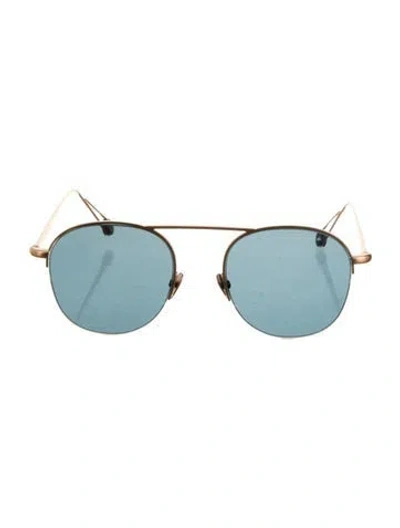 Pre-owned Ahlem Aviator Tinted Sunglasses