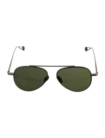 Pre-owned Ahlem Aviator Tinted Sunglasses In Black