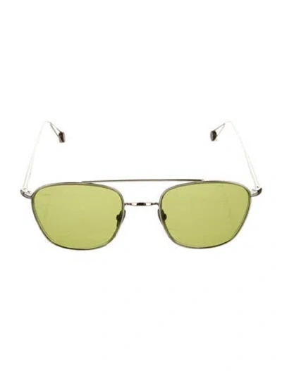 Pre-owned Ahlem Aviator Tinted Sunglasses In Silver