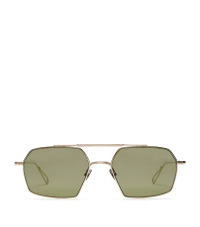 Ahlem Bevelled Haussmann Aviator Sunglasses