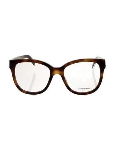Pre-owned Ahlem Cat-eye Clear Sunglasses In Silver