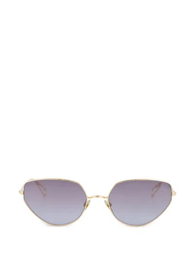 Ahlem Cat-eye Gradient Sunglasses In Gold