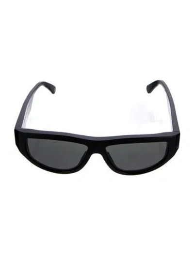 Pre-owned Ahlem Cat-eye Tinted Sunglasses In Black