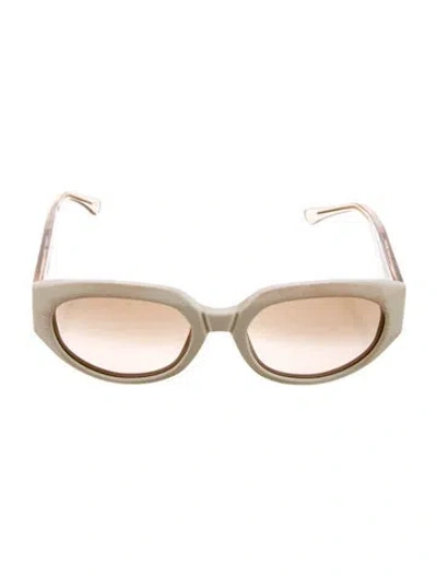 Pre-owned Ahlem Cat-eye Tinted Sunglasses In Neutral
