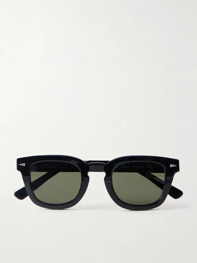 Ahlem Champ De Mars Square-frame Acetate Sunglasses In Black