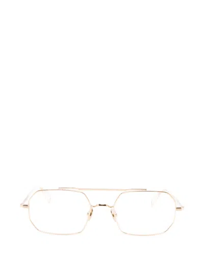 Ahlem Clovis Geometric Glasses In Gold