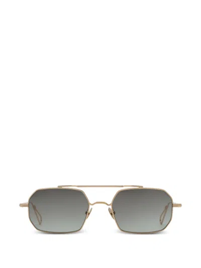 Ahlem Clovis Geometric-frame Sunglasses In Gold