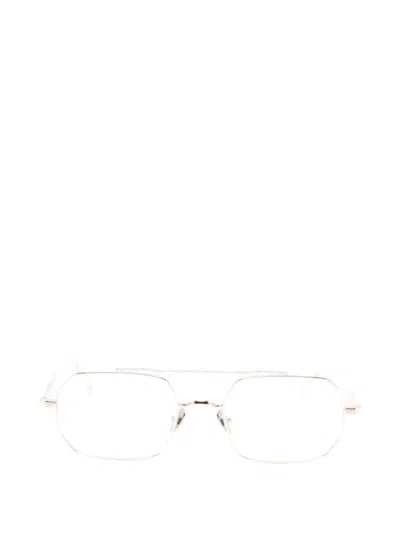 Ahlem Clovis Pilot-frame Glasses In Silver