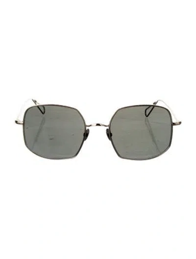 Pre-owned Ahlem Concorde Square Sunglasses In Gold