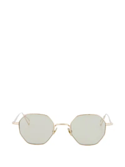 Ahlem Geometric-frame Sunglasses In Gold