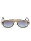 Ahlem George V Square-frame Sunglasses In Gray