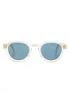 Ahlem Grenelle Round-frame Sunglasses In Neutrals