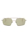 Ahlem Haussmann Sunglasses In Gold