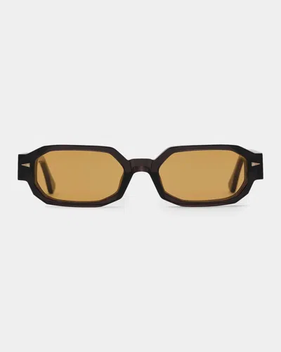 Ahlem Jules 53mm Rectangular Sunglasses In Darklight