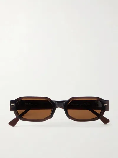 Ahlem Jules Oval-frame Tortoiseshell Acetate Sunglasses In Brown