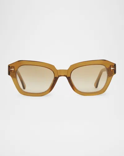 Ahlem Les Halles Acetate & Nylon Cat-eye Sunglasses