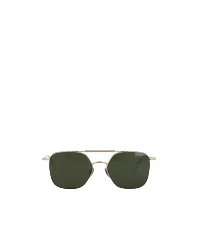 Ahlem Logo Sunglasses In Green