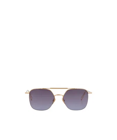 Ahlem Logo Sunglasses In Gold