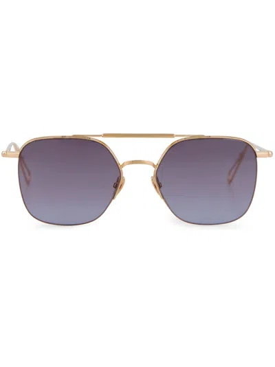 Ahlem Louxor Sunglasses In Gold