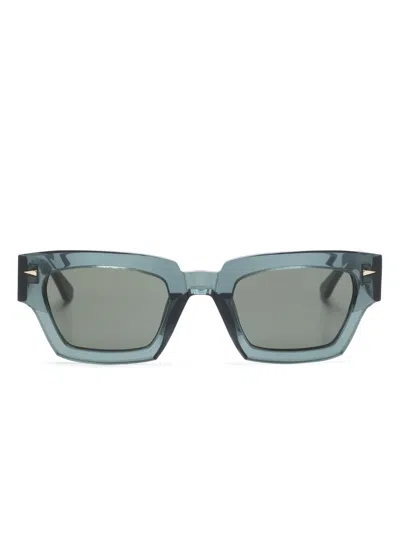 Ahlem Magenta Square-frame Sunglasses In Blue