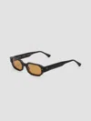 Ahlem Men's Jules 53mm Rectangular Sunglasses In Dark Light