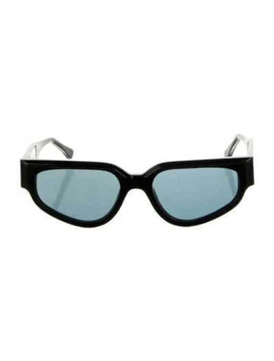 Pre-owned Ahlem Oversize Tinted Sunglasses In Black