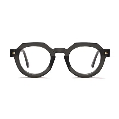 Ahlem Petits Champ Foglight Grigio Scuro Trasparente Glasses In Black