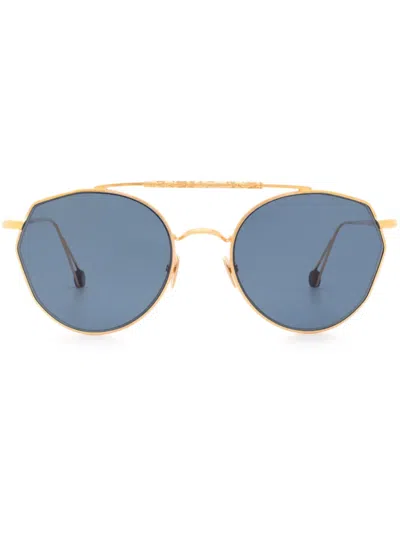Ahlem Place Carree Sunglasses In Gold