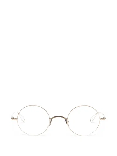 Ahlem Place Coluche Round-frame Glasses In Gold