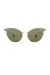 AHLEM PLACE VIOLET SUNGLASSES IN WHITE