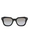 Ahlem Pont Birabeau Sonnenbrille Mit Breitem Gestell In Schwarz