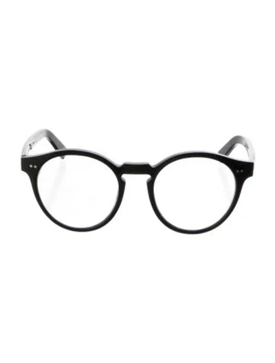 Pre-owned Ahlem Round Eyeglasses In Black