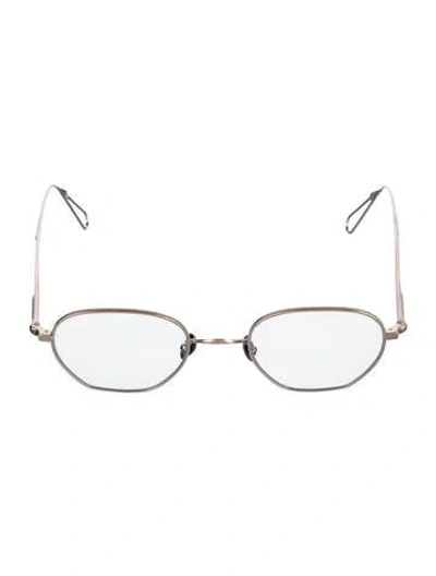 Pre-owned Ahlem Round Eyeglasses In Gold