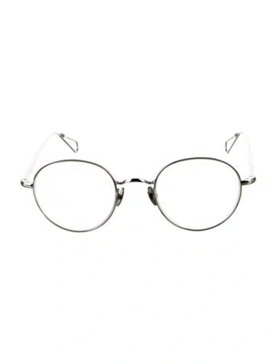 Pre-owned Ahlem Round Eyeglasses In Silver