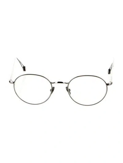 Pre-owned Ahlem Round Eyeglasses In Silver